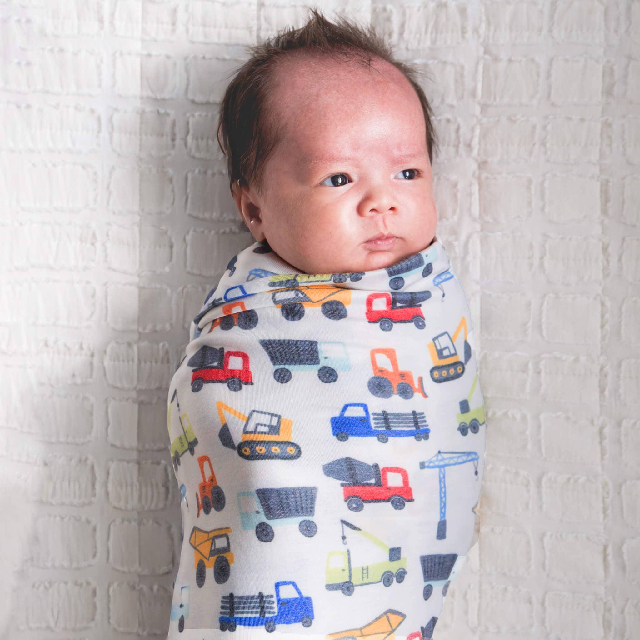 Knit Swaddle Blanket - Diesel