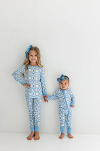 In My Jammers Julia Bow Zipper Romper