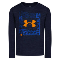 UA Logo Frame Twist Tech LS Midnight Navy - Baby Biz