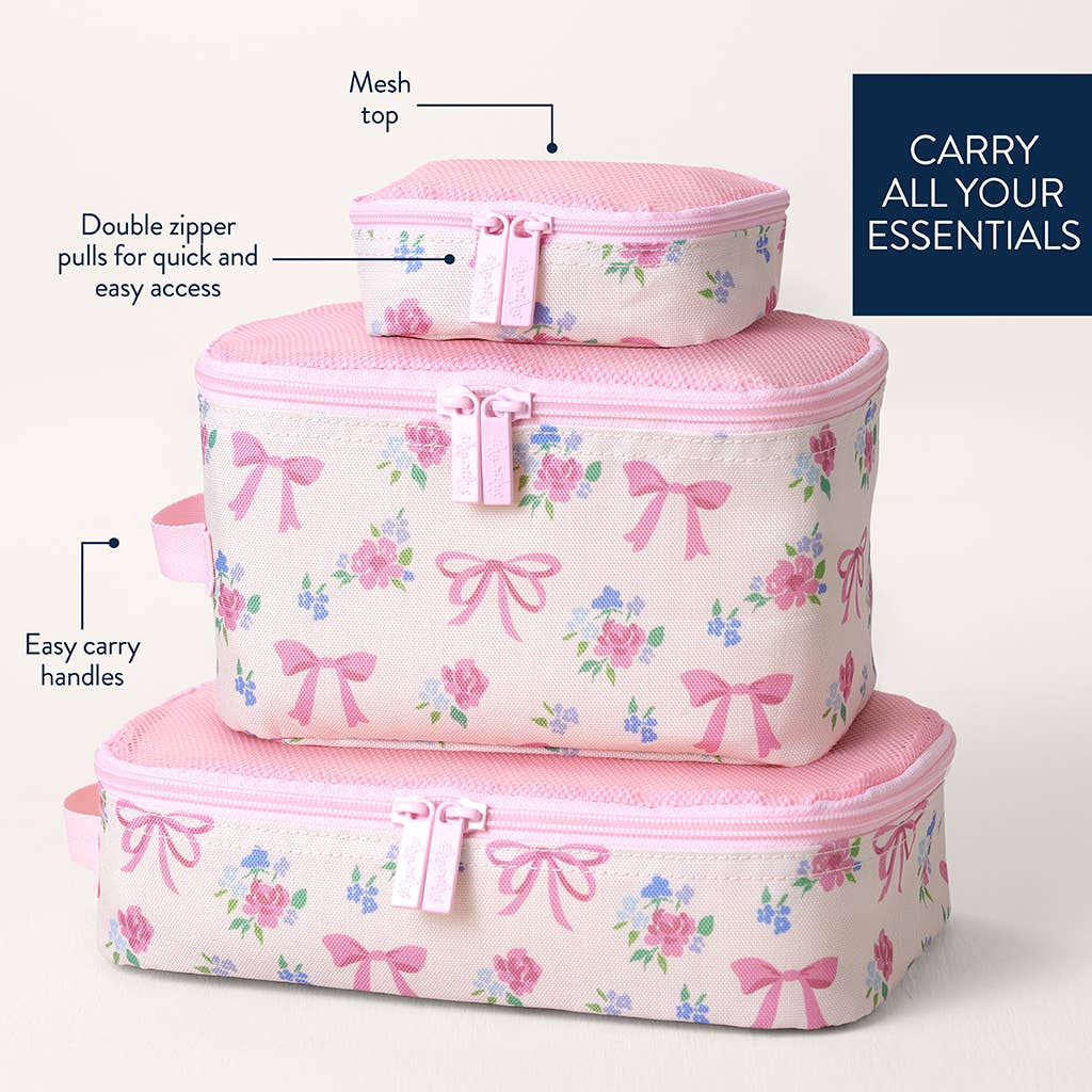 Ribbons + Roses Pack Like A Boss™ Packing Cubes