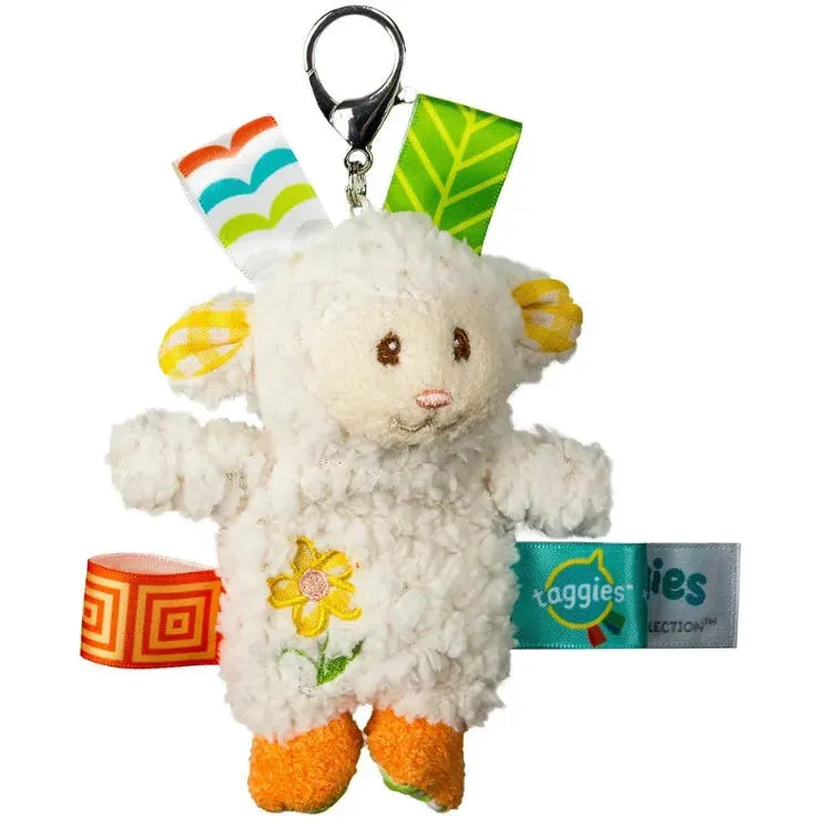 Mary Meyer Taggies Sherbet Lamb Bag Charm