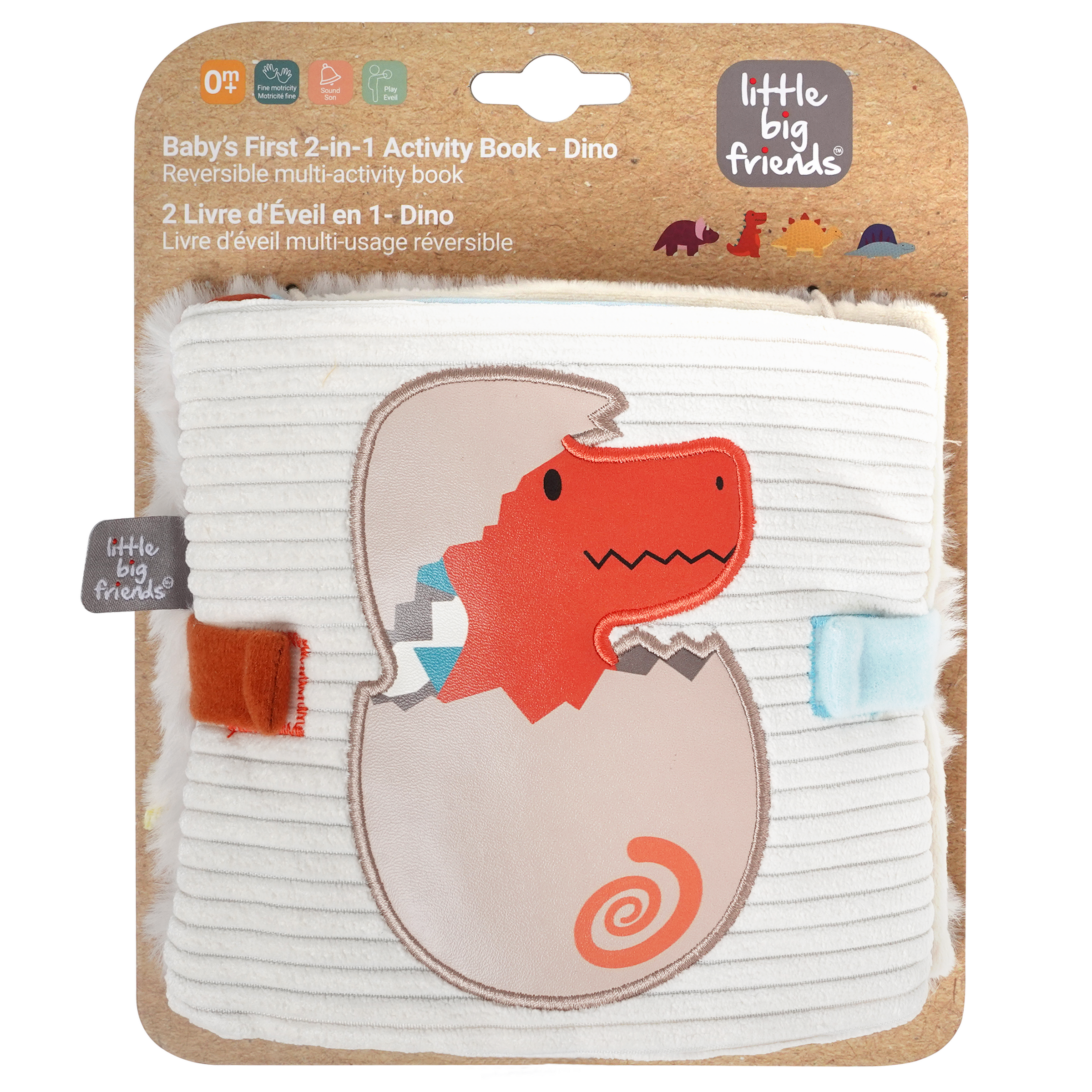 Little Big Friends Activity Book 2 in 1 | Dino Friends