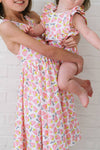 Betsy Romper in Pink Berry | Baby Bubble