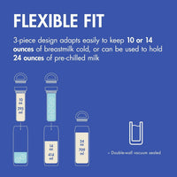 Boon Frosh Portable Breast Milk Chiller 24oz - Blue