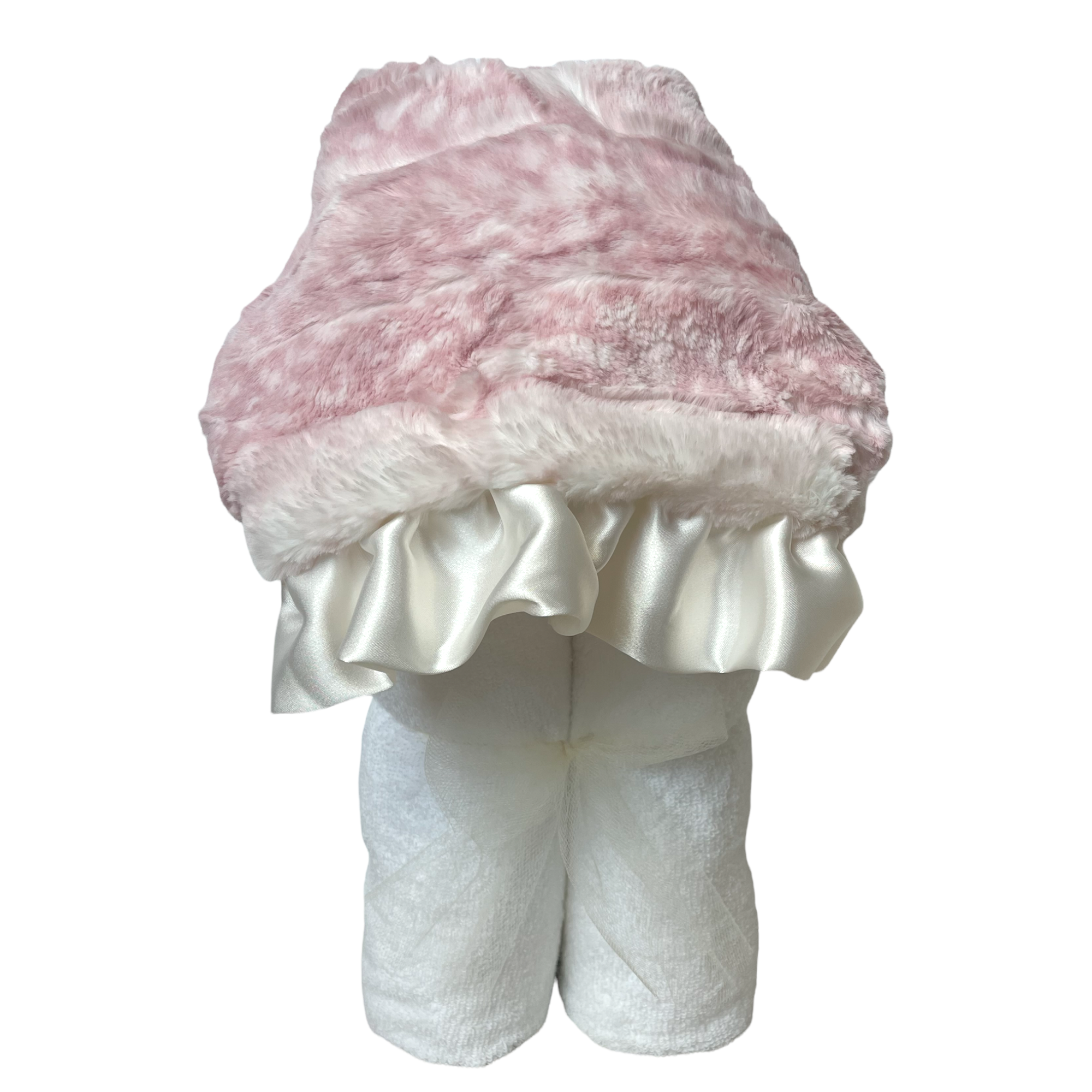 Plush Hooded Towel | Sweet Pink Fawn
