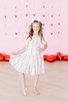 Mila & Rose Rosebud Bows Smocked Ruffle Dress