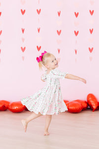 Mila & Rose Rosebud Bows Smocked Ruffle Dress