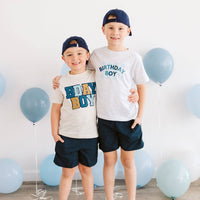 Birthday Boy Checker Short Sleeve T-Shirt - Boys Clothing