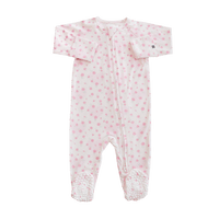 Double Love Zipper Footie