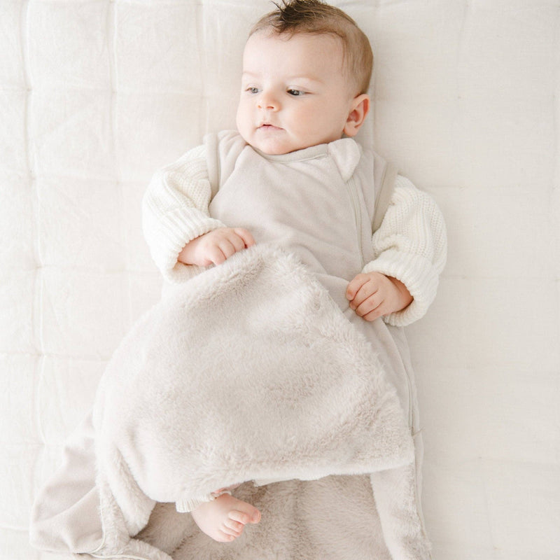 WEARABLE BLANKETS: Feather / Medium Minky