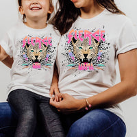 Matching Mama Mini Pink Leopard Tee/Child