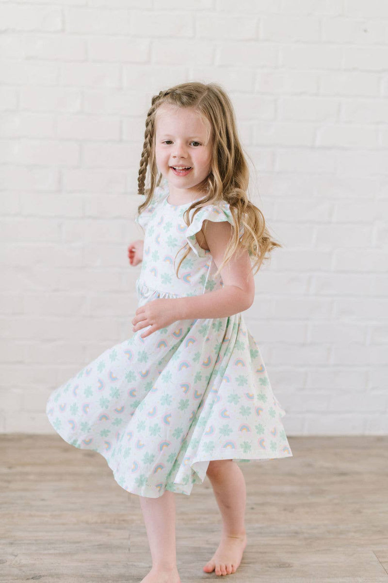 Olivia Dress in Lucky 