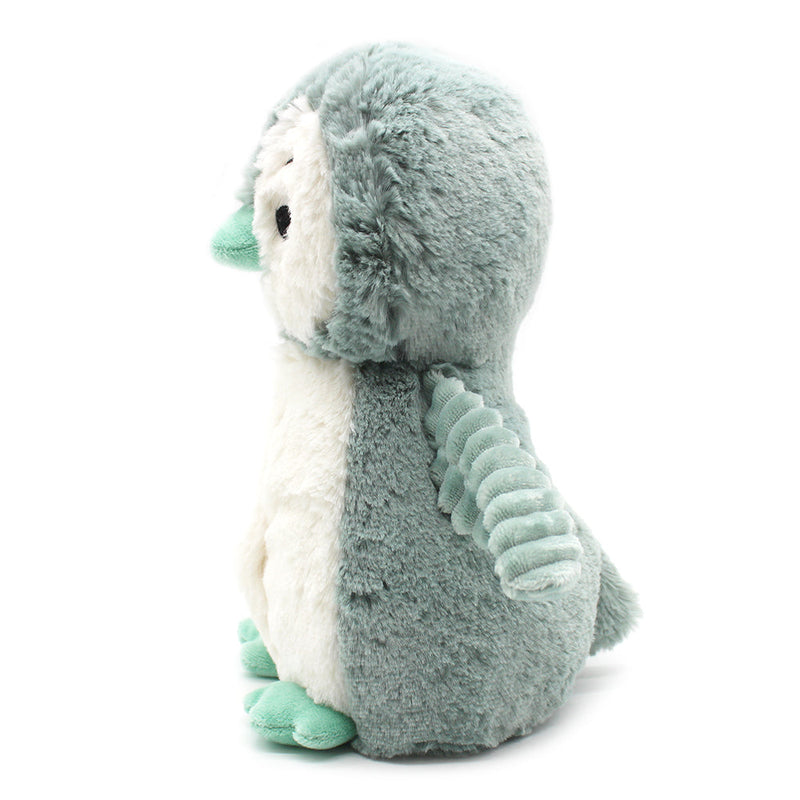 Les Ptipotos Iglou Penguin Plush Toy Mother And Her Mint Green Baby