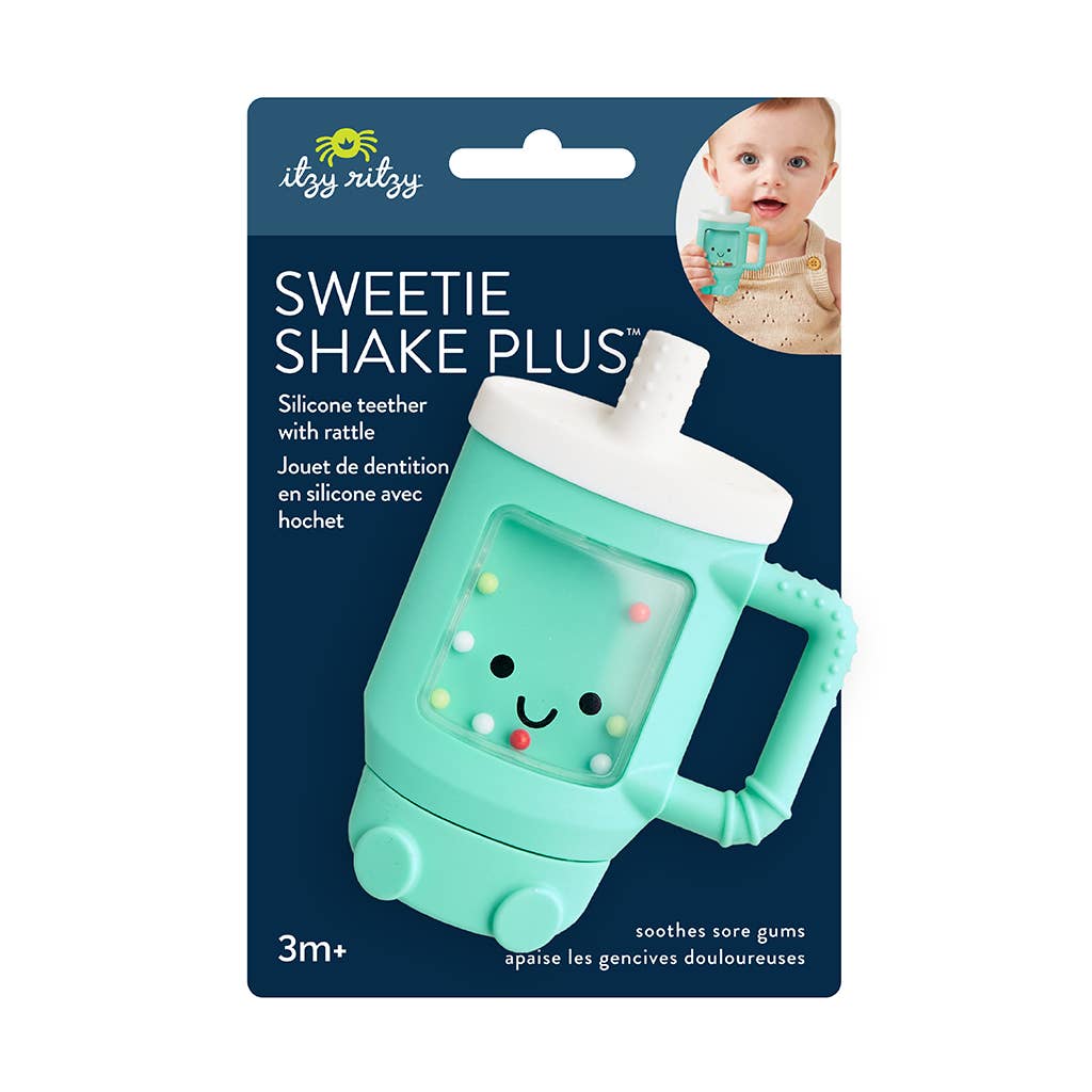 Sweetie Shake Plus™ - Teething + Rattle Toy: Tumbler