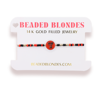 Texas Tech Logo Flip Bracelet on Color