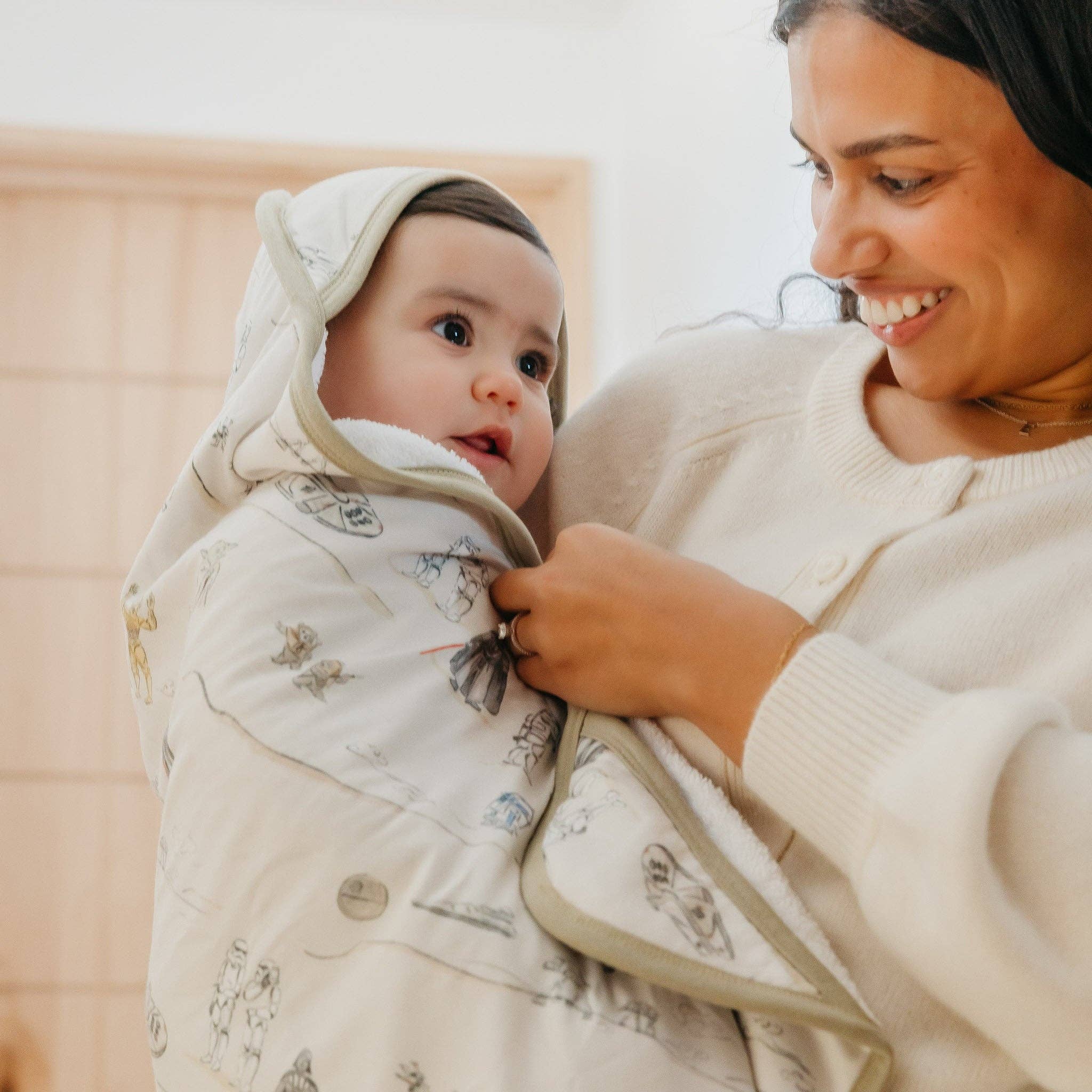 Premium Baby Knit Hooded Towel - Tatooine