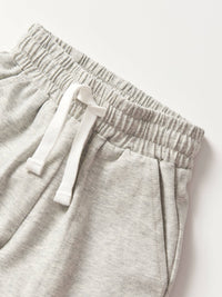 Stitch Pocket Jersey Short - Light Heather Grey