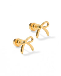 Screwback Stud Earrings - Sadie - Gold