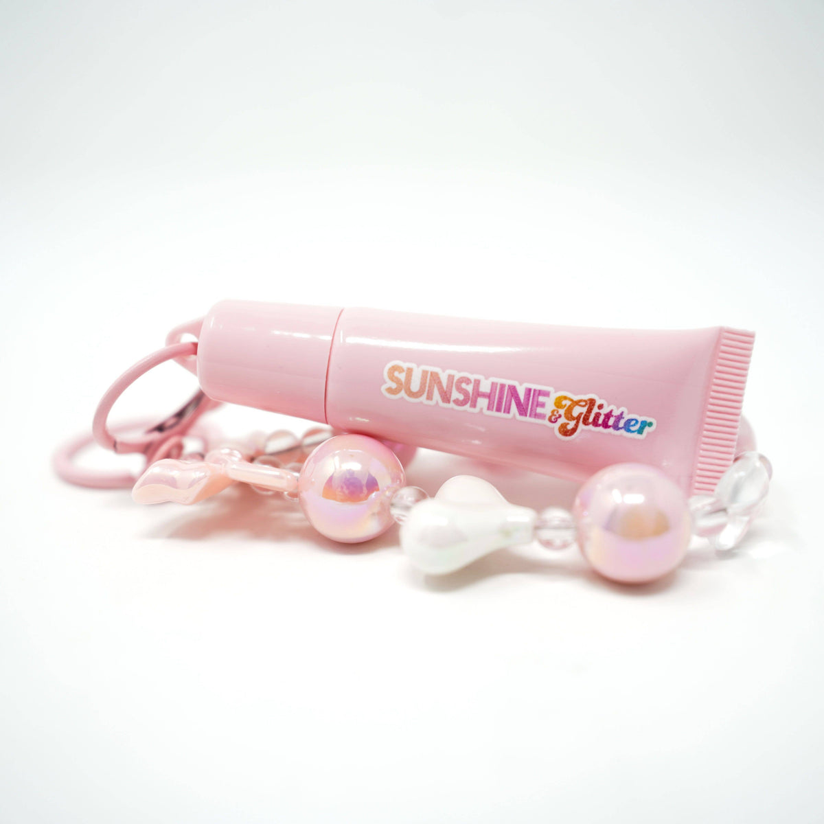 GLOSS BOSS Sugar Pink Lip Gloss Bag Charms