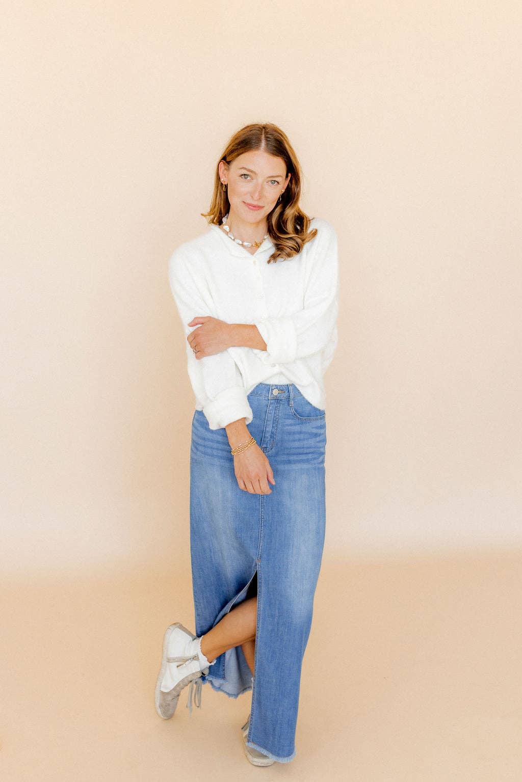 Screwback Stud Earrings - Heidi Pearl Bow