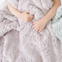 DREAM RECEIVING BLANKETS: Lilac