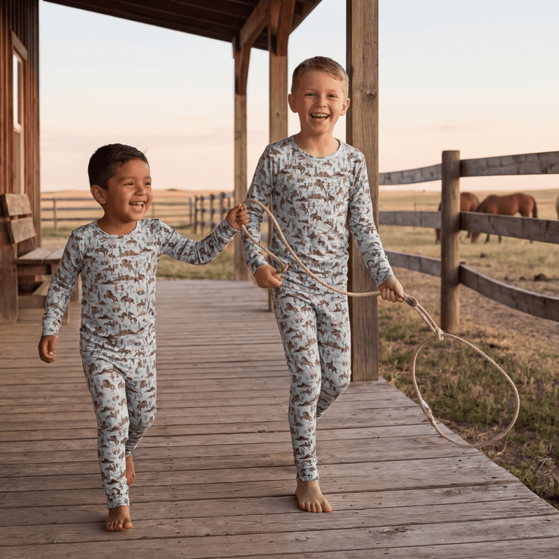 Big Kid Pajama Wild West - Baby Biz