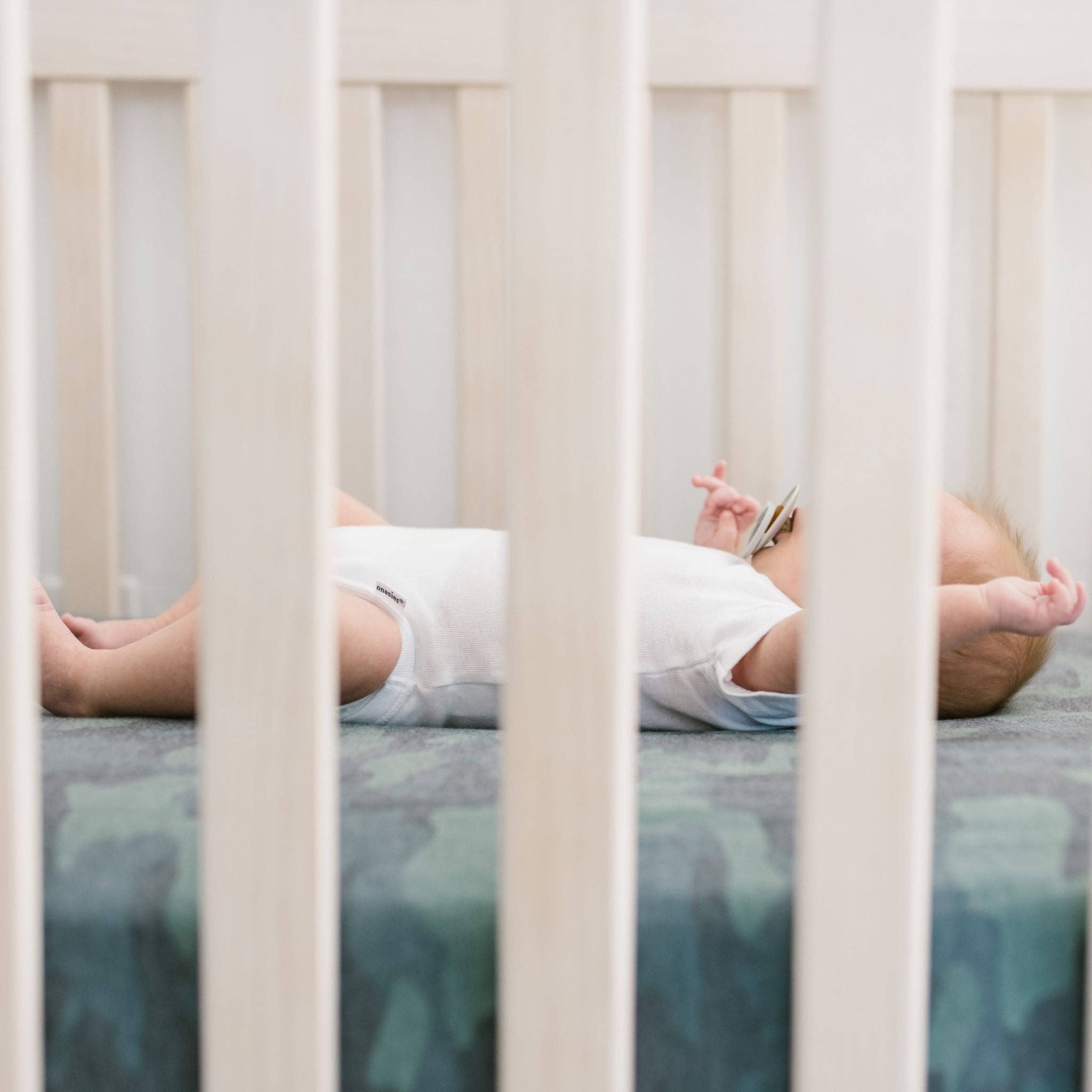 Copper Pearl Premium Knit Fitted Crib Sheet | Hunter