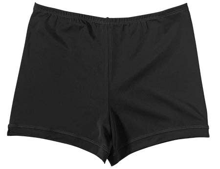 Black Juniors Spandex Shorts