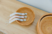 Copper Pearl Binky Clips |Cheery