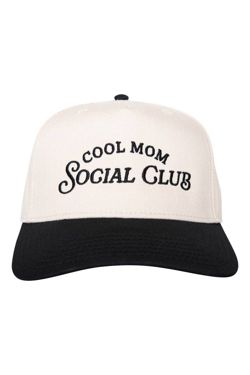 Cool Mom Social Club Retro Two-Toned Hat For Mother's Day