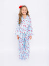 Preppy Goose Disco Cherries Long Sleeve Pajama Pant Set
