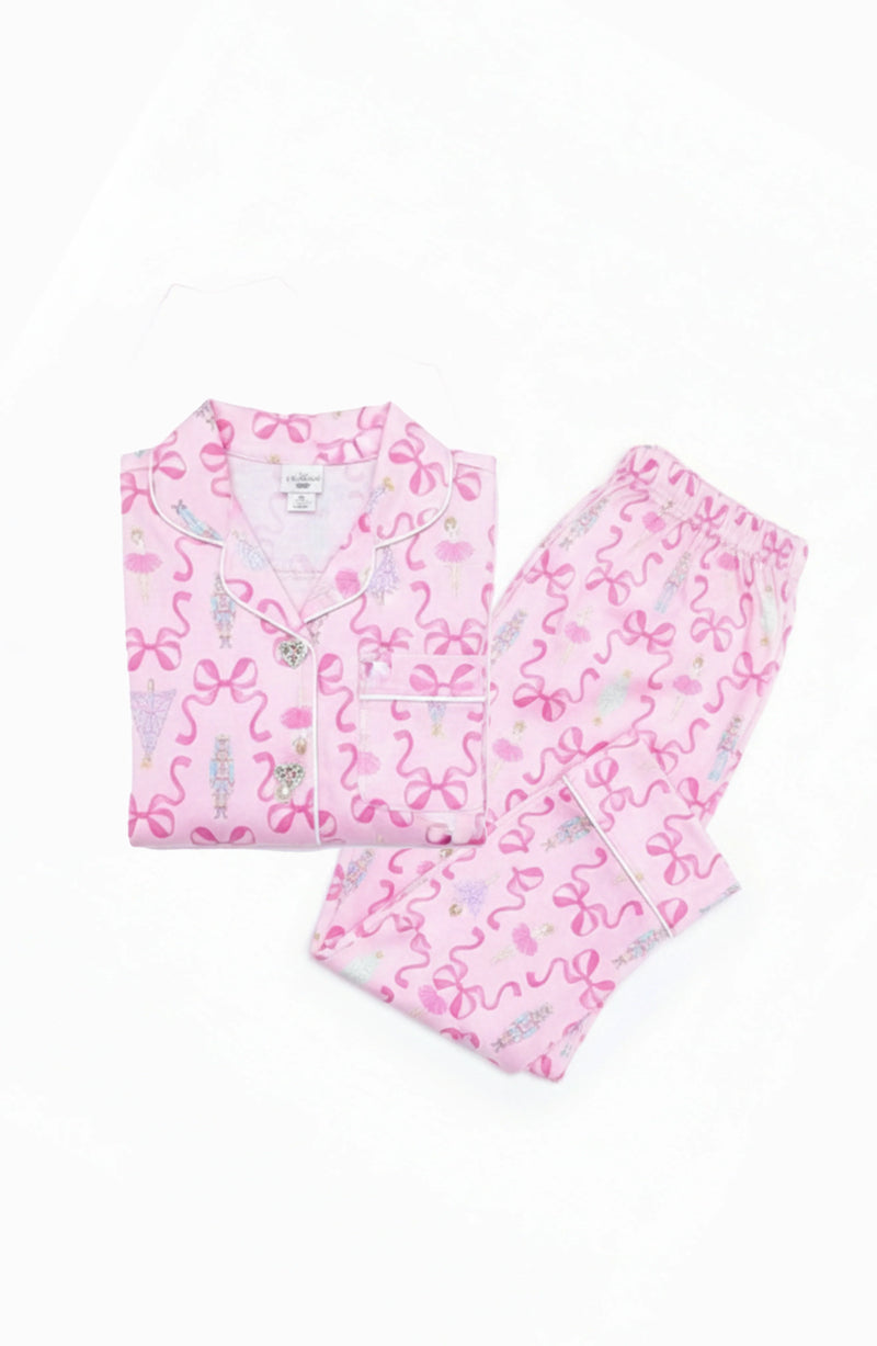 Preppy Goose Nutcracker Long Sleeve Pajama Pant Set