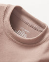 Long Sleeve Ribbed Tee - Mushroom