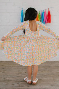 Ollie Jay Gwendolyn Dress in Primary Rainbow