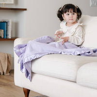 SATIN BORDER RECEIVING BLANKETS: Dainty Floral