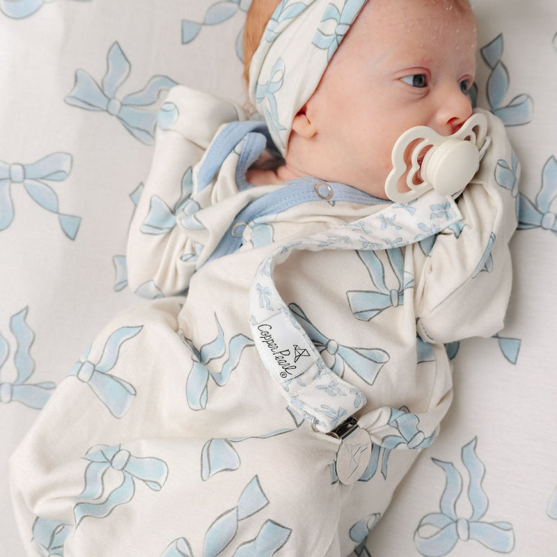 Copper Pearl Binky Clips | Gemma In Tan