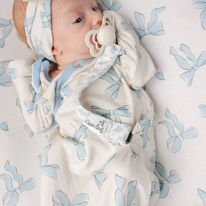 Copper Pearl Binky Clips | Gemma In Tan