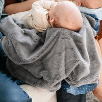 SATIN BORDER RECEIVING BLANKETS: Dainty Floral