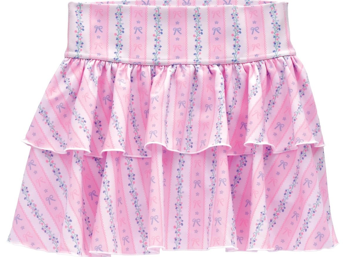 Iscream Floral Stripes Skort