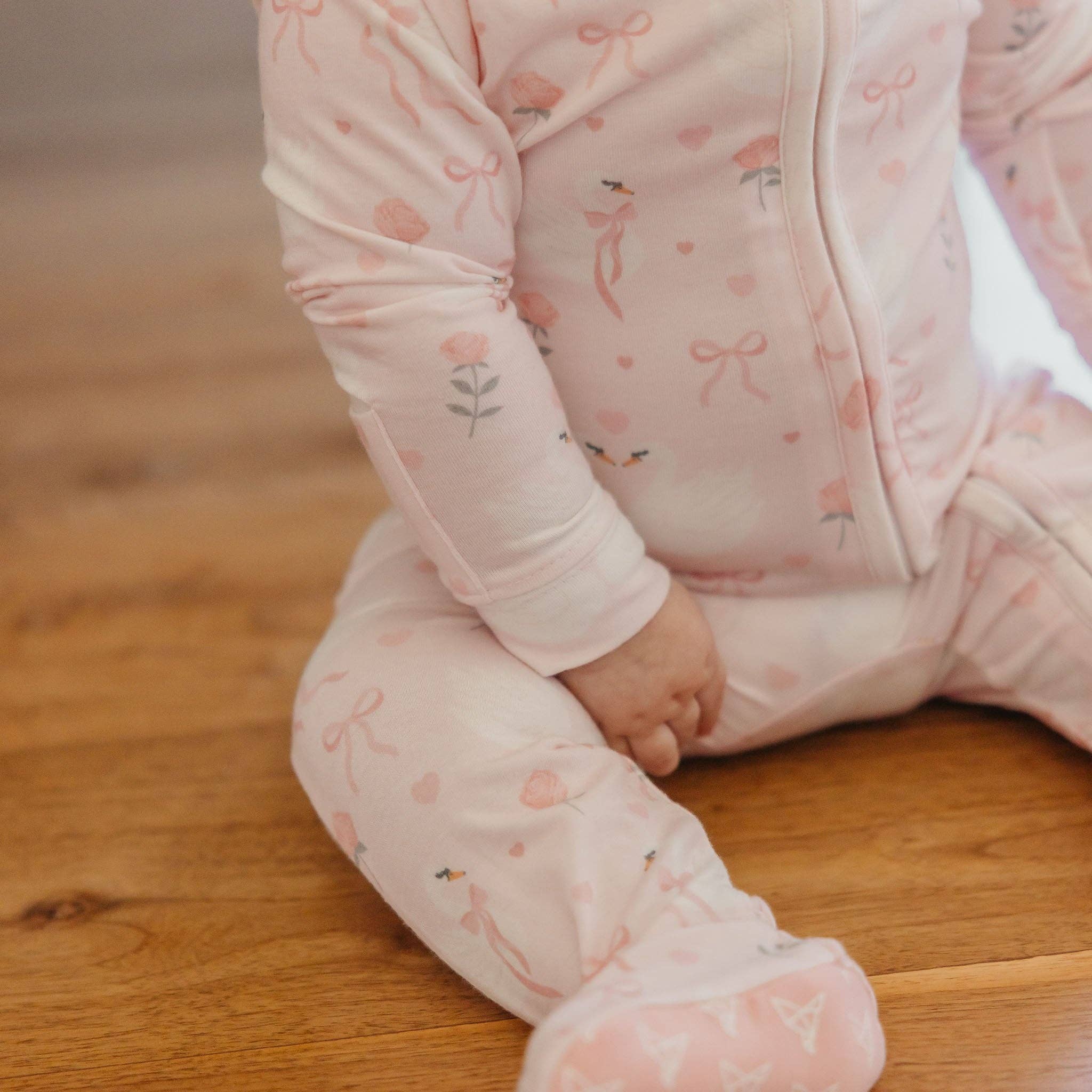 Zip-Up Footie Pajama - Adelia