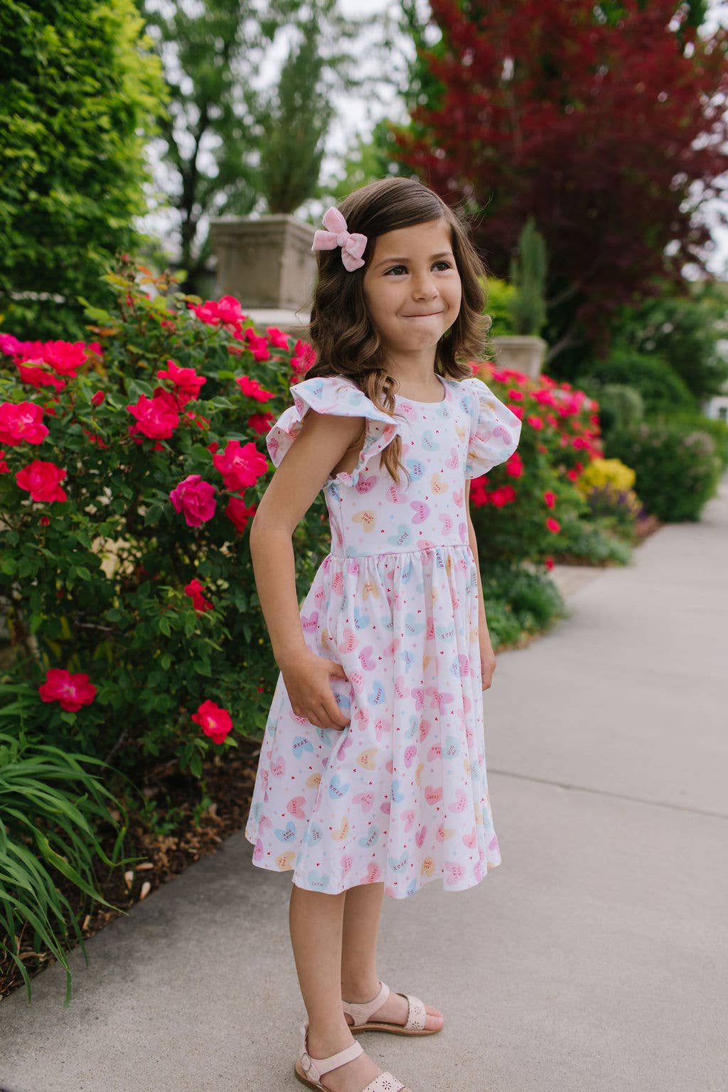 Olivia Dress in Candy Hearts