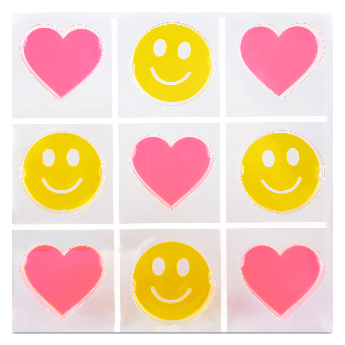 Iscream Happy Lucite Tic Tac Toe
