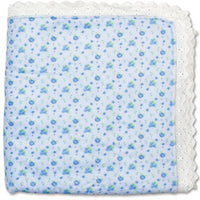 Iscream Blue Ditsy Plush Blanket