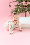 Leah Romper in Ornament | Baby Bubble