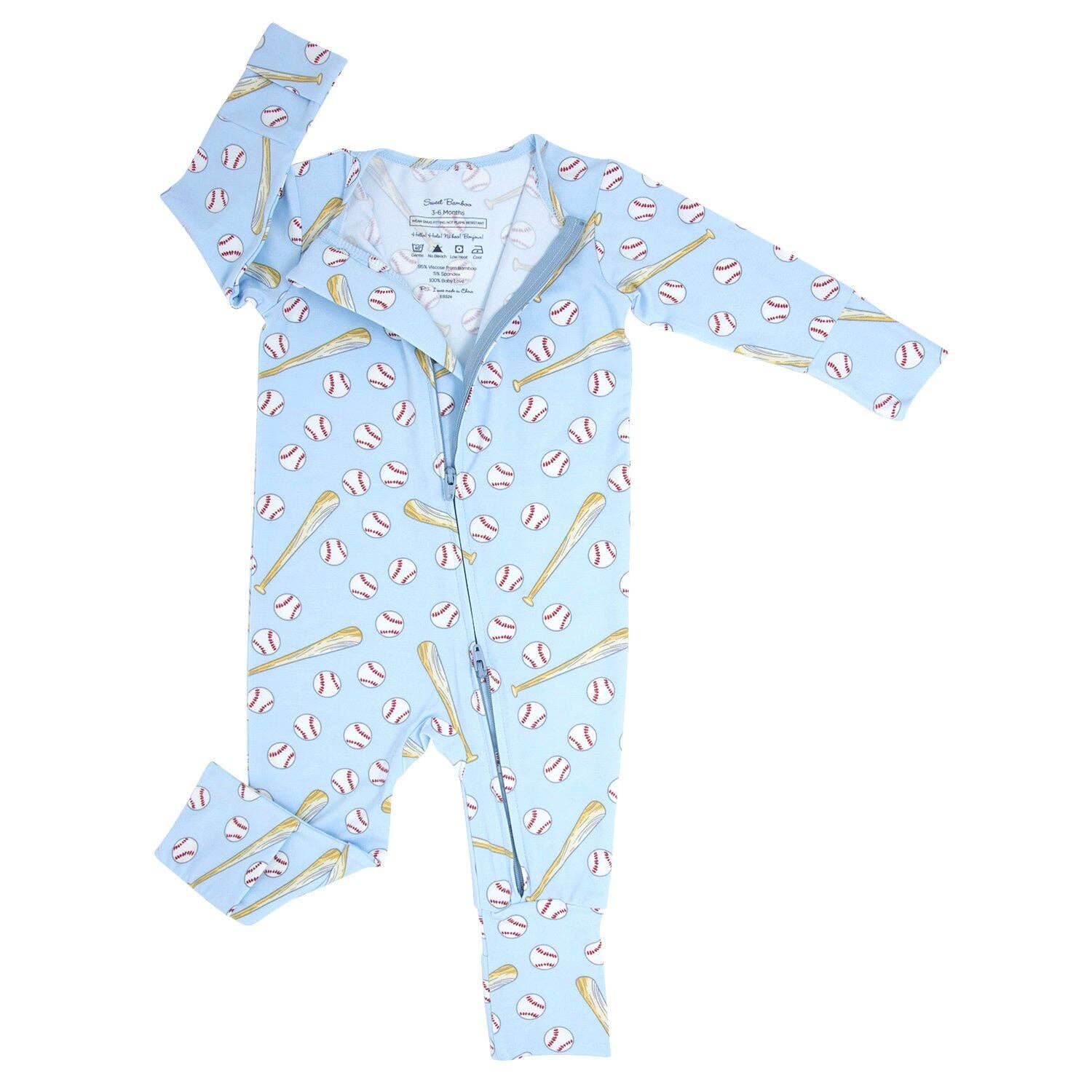Convertible Romper | Little Slugger Blue