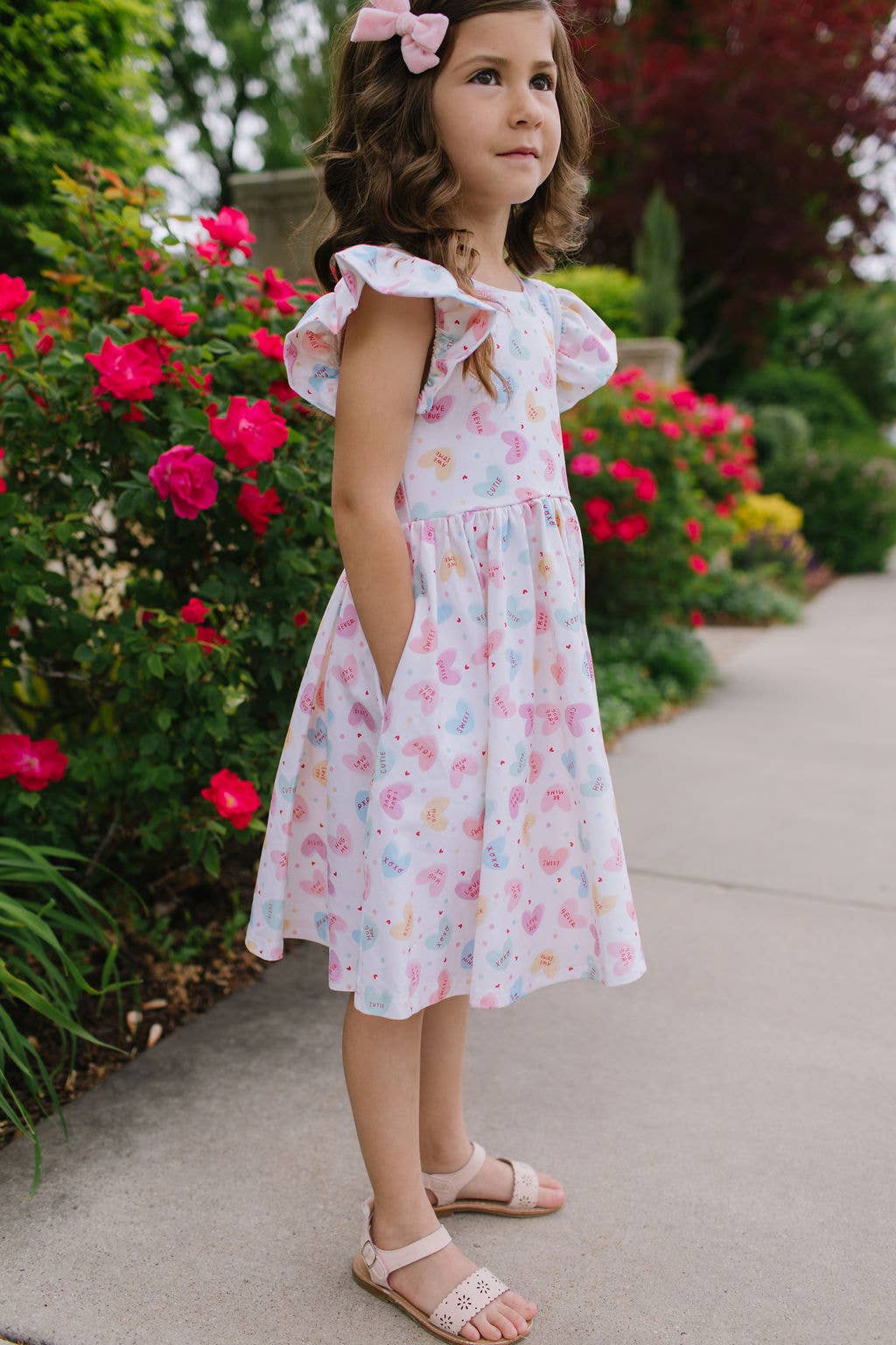 Olivia Dress in Candy Hearts