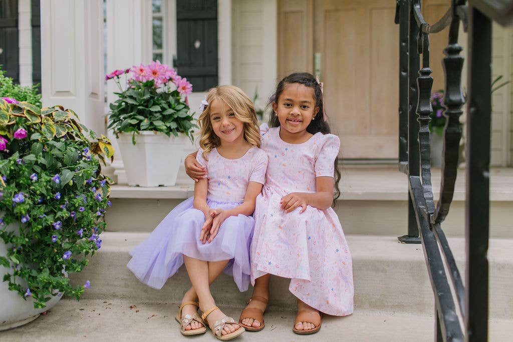 Puff Dress in Dreamy Unicorn