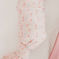 Knit Swaddle Blanket - Cheery