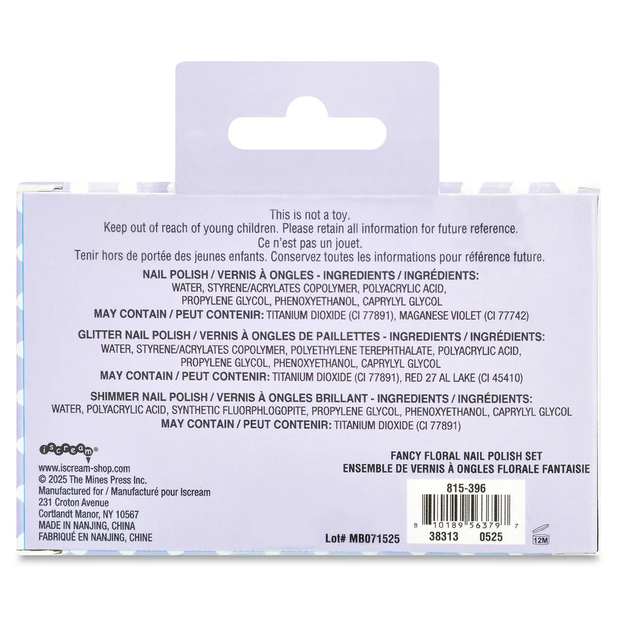 Iscream Fancy Floral Nail Polish Set