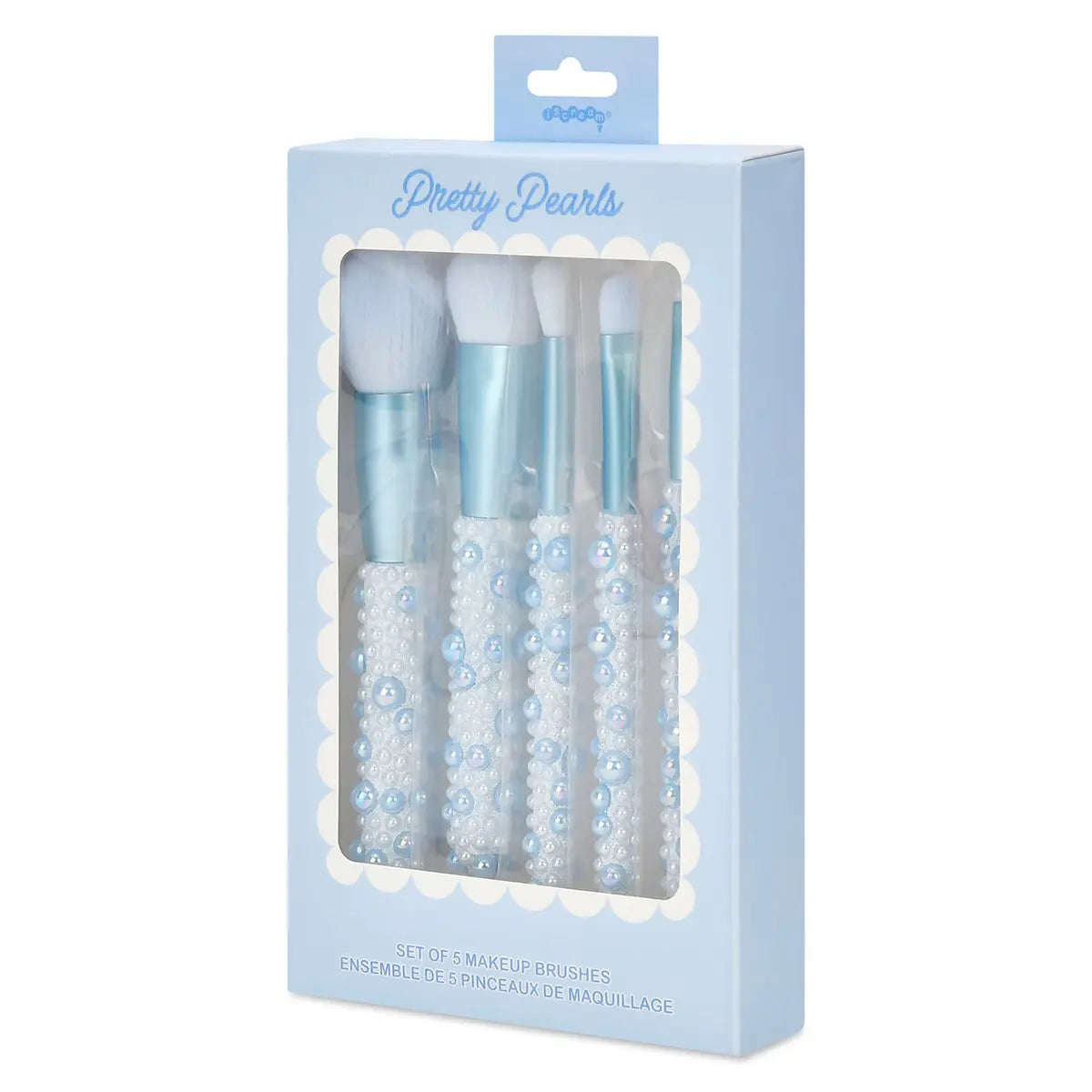 Iscream Blue Pearl Makeup Brush Set